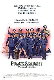 Loca academia de policía (1984) carátula