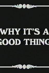 Why It's a Good Thing (2003) carátula