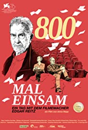 800 mal einsam - Ein Tag mit dem Filmemacher Edgar Reitz (2019) cover