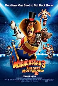 Madagascar 3 - Ricercati in Europa (2012) copertina